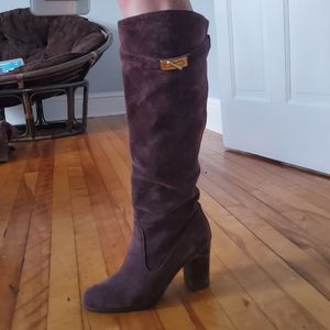 Tommy Hilfiger Brown Suede Boots